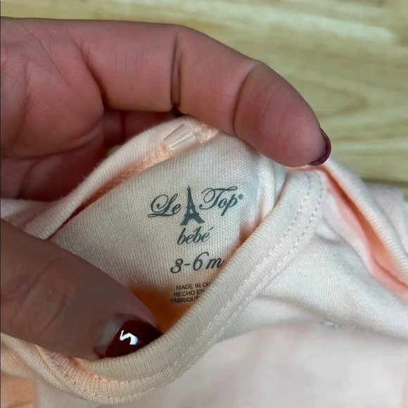 Baby Girls Pink and White Floral & chicken Two-Piece Set - Picture 8 of 8